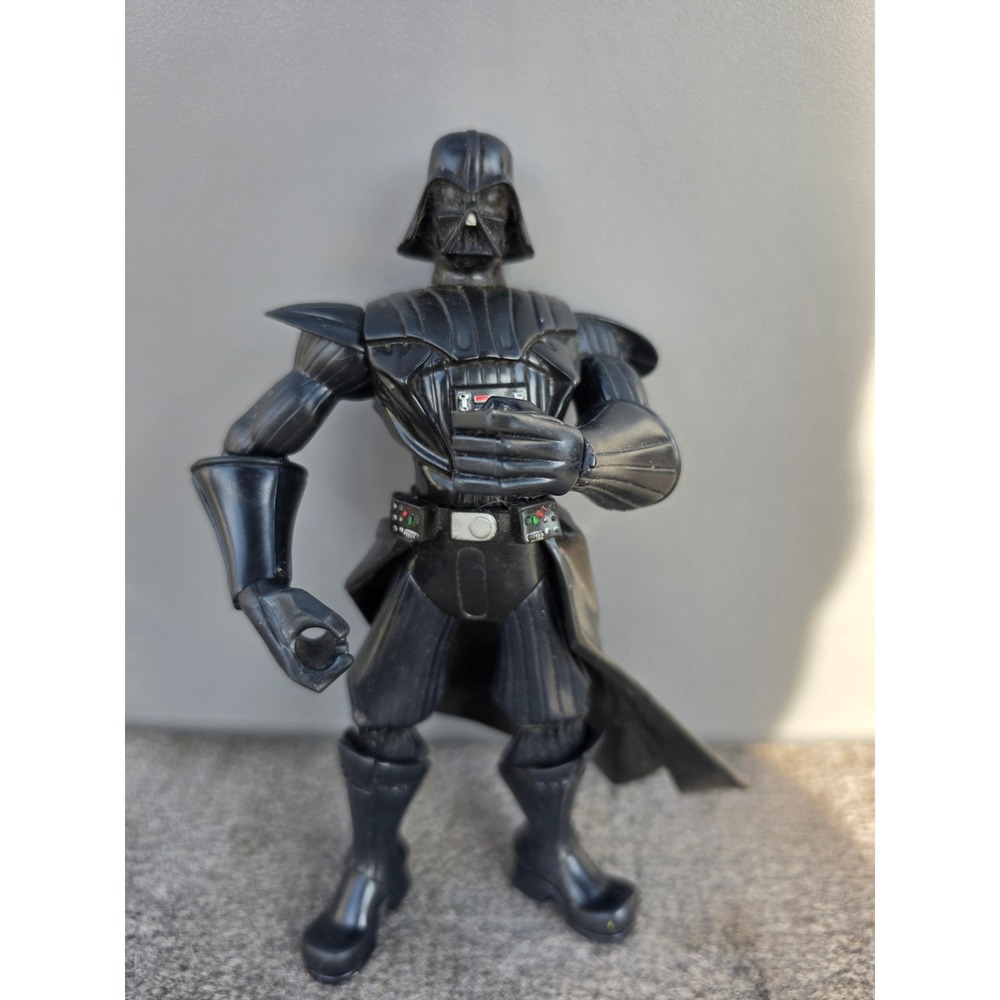 Star Wars Darth Vader Large Action Figure Black Armor Cape Loose Vintage